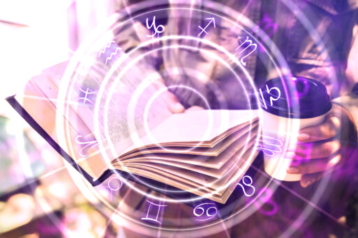 Close up of hands holding abstract book with zodiac wheel. Magic and astrology concept. Double exposure.
рабочая неделя. Гороскоп